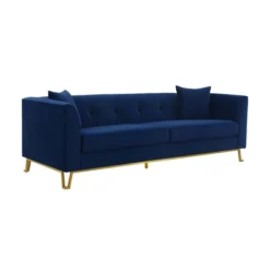 90" Everest Fabric Upholstered Sofa - Armen Living