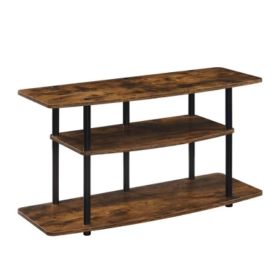 Designs2Go 3 Tier Wide TV Stand For TVs Up To 43" - Breighton Home - Image 15