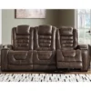 Game Zone Power Recliner Sofa With Adjustable Headrest Bark - Signature Design By Ashley