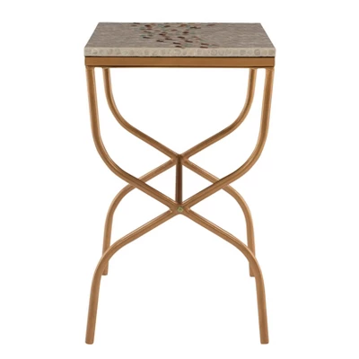 Prynne Accent Table Gold - Linon - Image 2