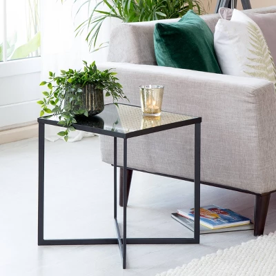 Ludlow Metal Side Table Black - Finch
