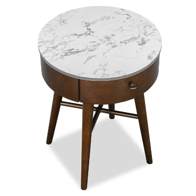 Wayne Side Table Walnut - Poly & Bark - Image 3