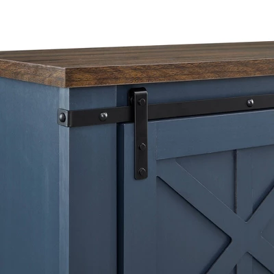 58" TV Stand For TVs Up To 65" Navy - Home Essentials - Image 8