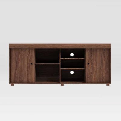 TV Stand For TVs Up To 65" With Storage Brown - Techni Mobili - Image 2