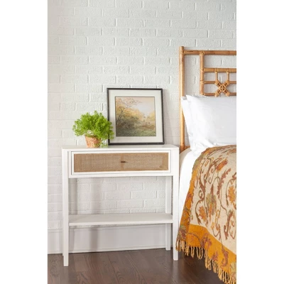 Sydney Side Table White/Tan - East At Main - Image 2