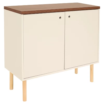 Sunnydaze Decor Sunnydaze Indoor Mid-Century Modern 2-Door Accent Buffet Cabinet With Shelves - Image 12