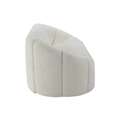 83" Osmash Sofa White Teddy Sherpa - Acme Furniture - Image 5