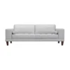 Wynne Genuine Leather Sofa Dove Gray - Armen Living