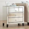 Studio 55D Bentley Beveled Mirrored 3-Drawer Chest