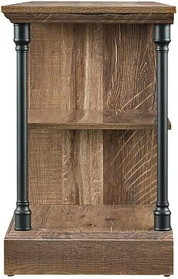 HearthPro Sheffield Media Console In Driftwood - SP6592-OM - Image 2