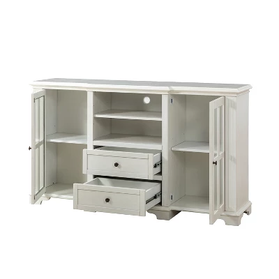 Cedric Living Room TV Stand For TVs Up To 65" With 2 Drawers And Shelf | KARAT HOME - Image 2
