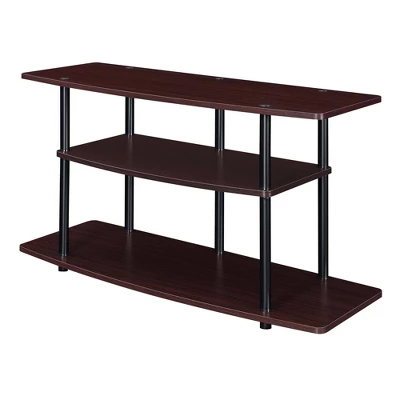 Designs2Go 3 Tier Wide TV Stand For TVs Up To 43" - Breighton Home - Image 14