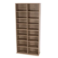 Henley 464 Media Storage Weathered Oak - Atlantic