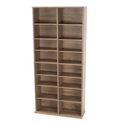 Henley 464 Media Storage Weathered Oak - Atlantic