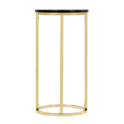Ellias Round Side Table Black/Gold - Finch - Image 3