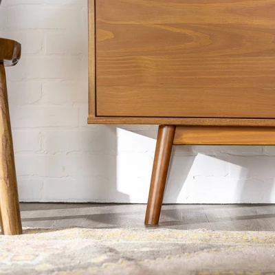 Solid Wood Mid-Century Modern TV Stand For TVs Up To 65" - Saracina Home - Image 6