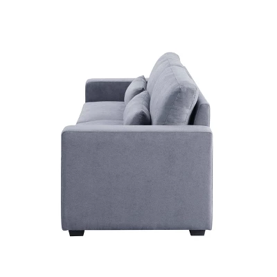 79" Rogyne Sofa Gray Linen - Acme Furniture - Image 2