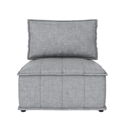 Sybil Modular Chair Gray Linen - Room & Joy - Image 3