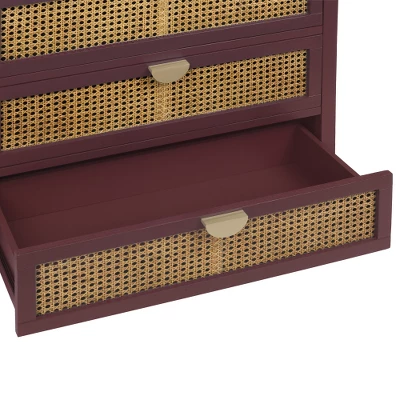 Archie Ash Wood Veneer 3-drawer And Pine Legs Accent Cabinet With Storage- The Pop Maison - Image 8