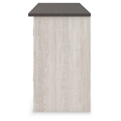 60" Dorrinson TV Stand For TVs Up To 65" White/Black/Gray - Signature Design By Ashley - Image 6