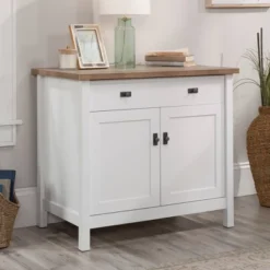 Cottage Road Library Base Cabinet White - Sauder