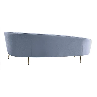 103" Ballard Sofa Light Gray Velvet - Acme Furniture - Image 5