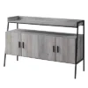 52" Samiya TV Stand For TVs Up To 50" Gray Oak/Black Finish - Acme Furniture