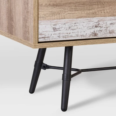 Aurora Duotone TV Bench For TVs Up To 80" - CorLiving - Image 5