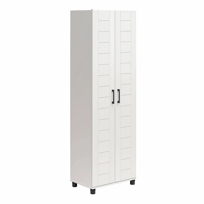 Portford 24" Wide 2 Door Shiplap Cabinet White - Room & Joy - Image 4