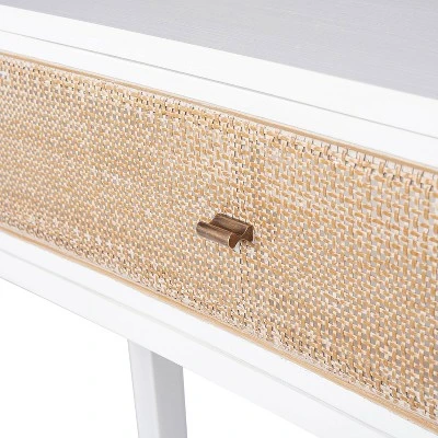 Sydney Side Table White/Tan - East At Main - Image 9