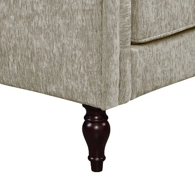 Evok Contemporary Chenille Upholstered Sofa - MiBasics - Image 7