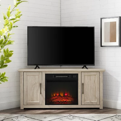 Camden Corner TV Stand For TVs Up To 50" With Fireplace - Crosley - Image 2