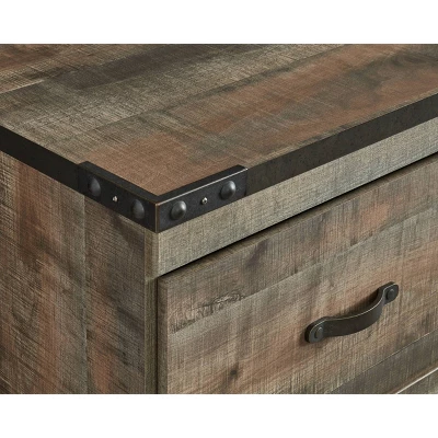 60" Trinell TV Stand For TVs Up To 65" Brown/Beige - Signature Design By Ashley