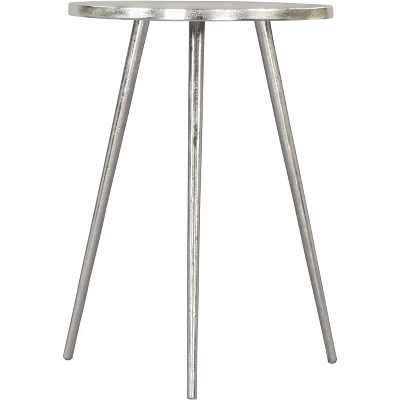 Kane Side Table Aluminum Silver - ZM Home - Image 3