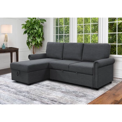 Clara Storage Sofa Bed Reversible Sectional - Abbyson Living