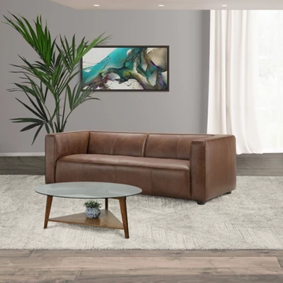 Otto Leather Sofa - Abbyson Living - Image 3