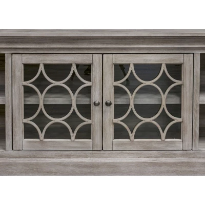 80" Rustic Two Door Tv Console Fully Assembled For Tvs Up To 80"- Martin Furniture - Image 3