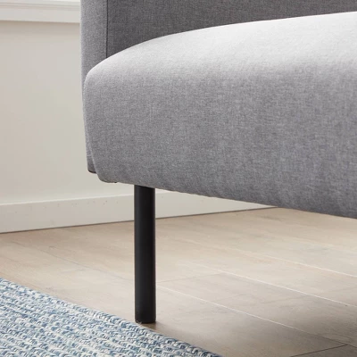 Comfort Collection Futon Sofa Bed With Box Tufting - Lucid - Image 6