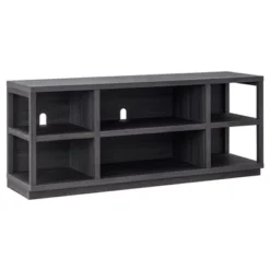 58 In. Charcoal Gray MDF TV Stand - Henn&Hart